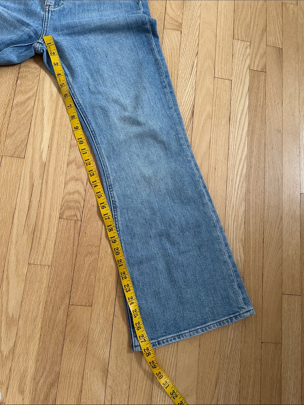 Denim Forum Twiggy High Rise Flare Jean 28 x 28 - Picture 7 of 13